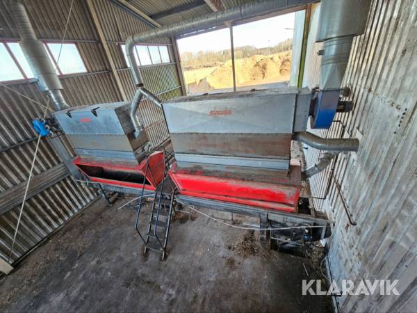 Transportörskruvar Simatek med behållare