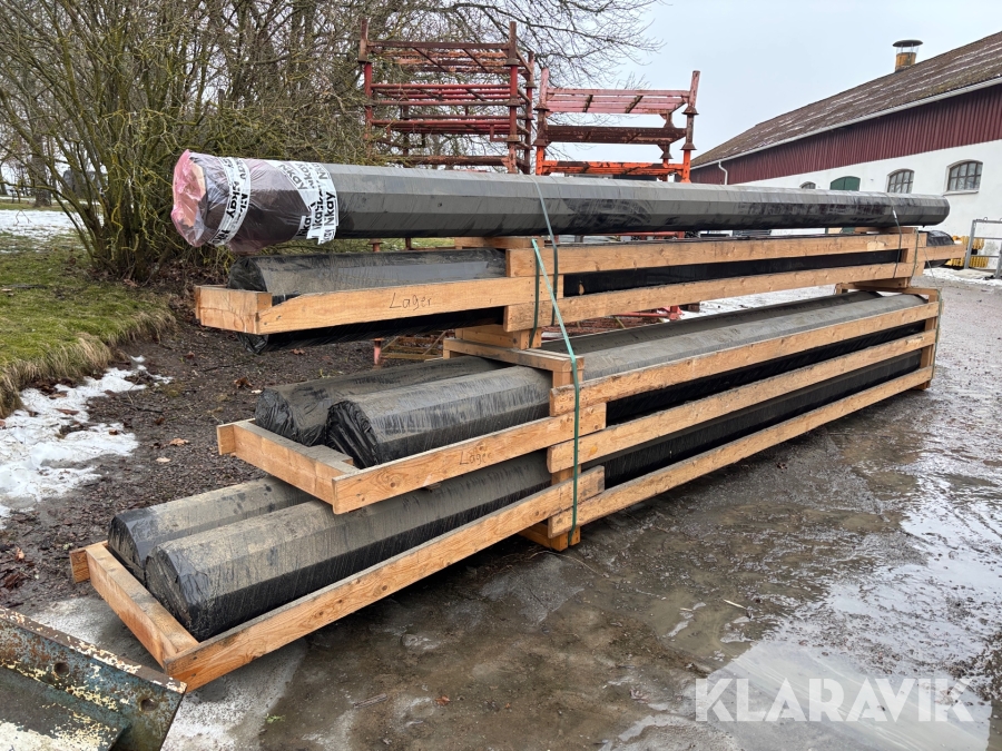 Limträstoplar Comwood 12kantig 6st 33meter totalt