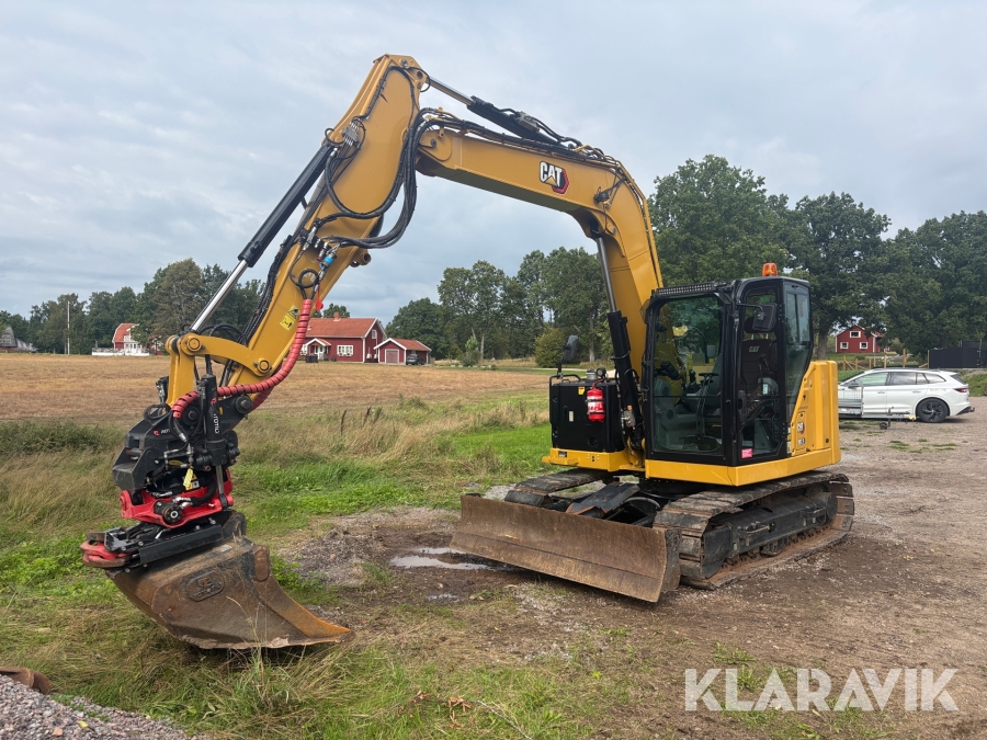 Bandgrävare CAT 307,5 med Rototilt och 3 redskap