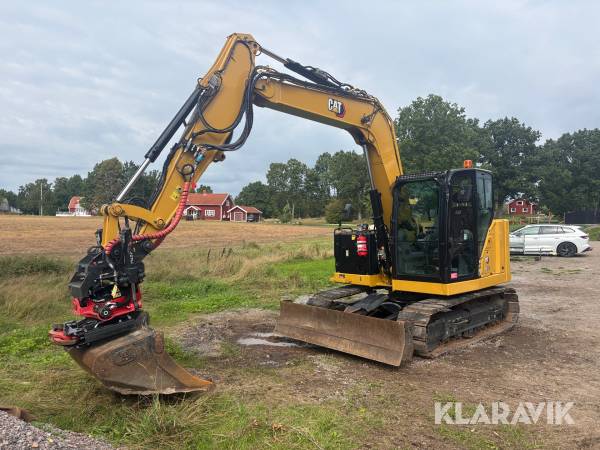 Bandgrävare CAT 307,5 med Rototilt och 3 redskap
