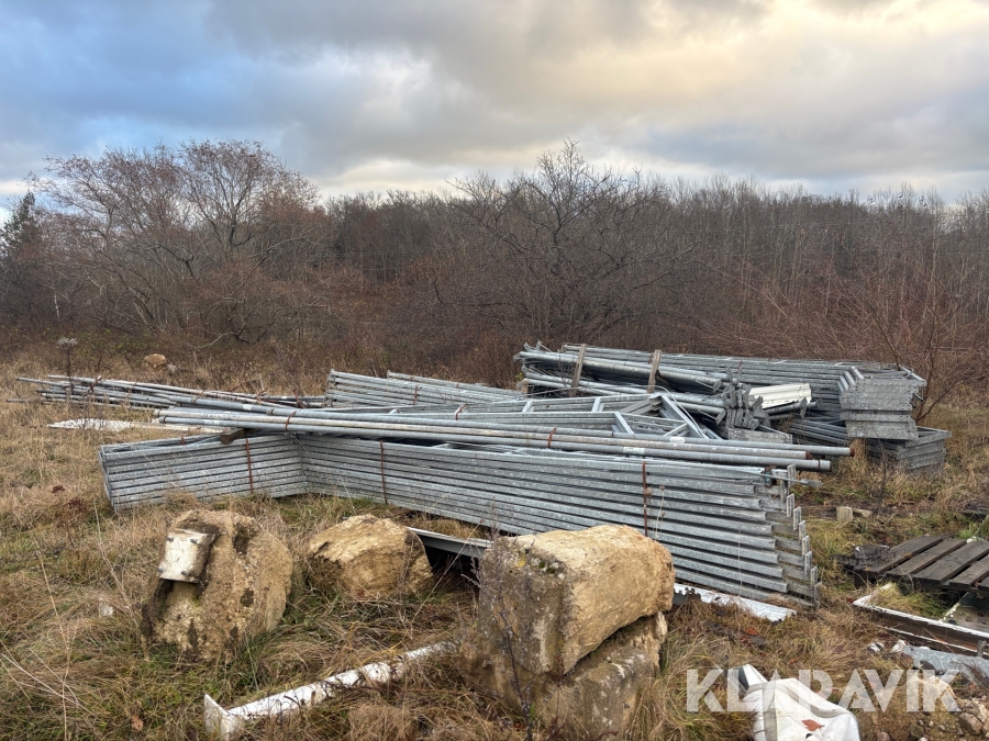 Tälthallsstomme i galvaniserat stål