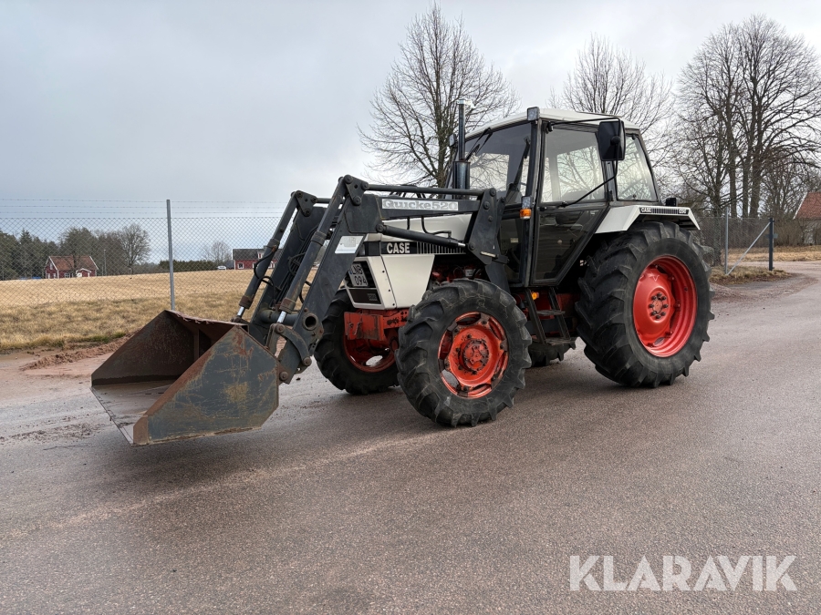 Traktor Case 1290 med frontlastare