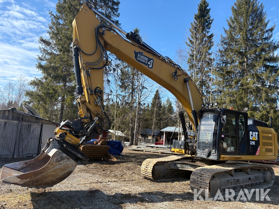 Grävmaskin CAT 329E L