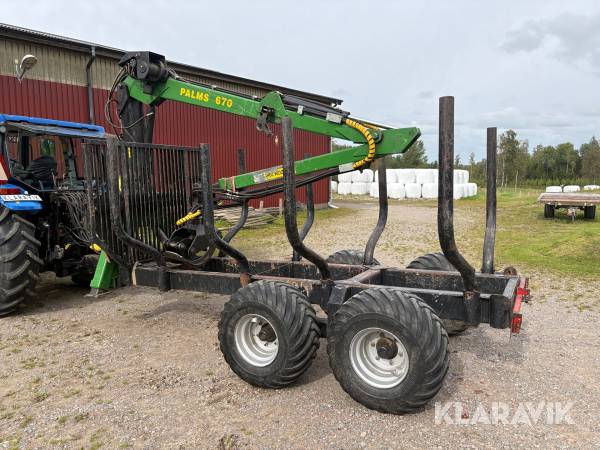 Huggarvagn Palms 110 & 670 Kran