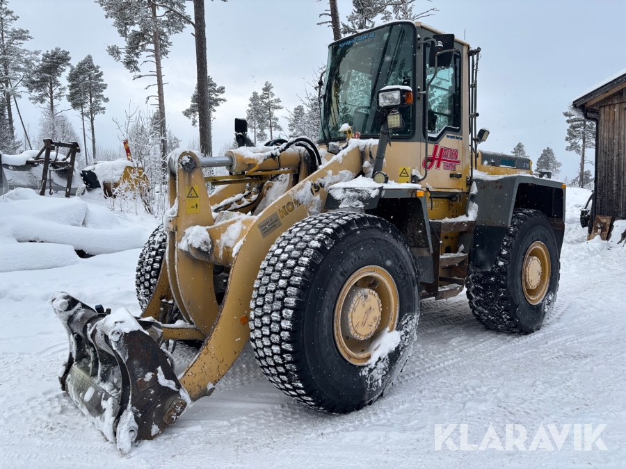Hjullastare Komatsu WA 270 med våg