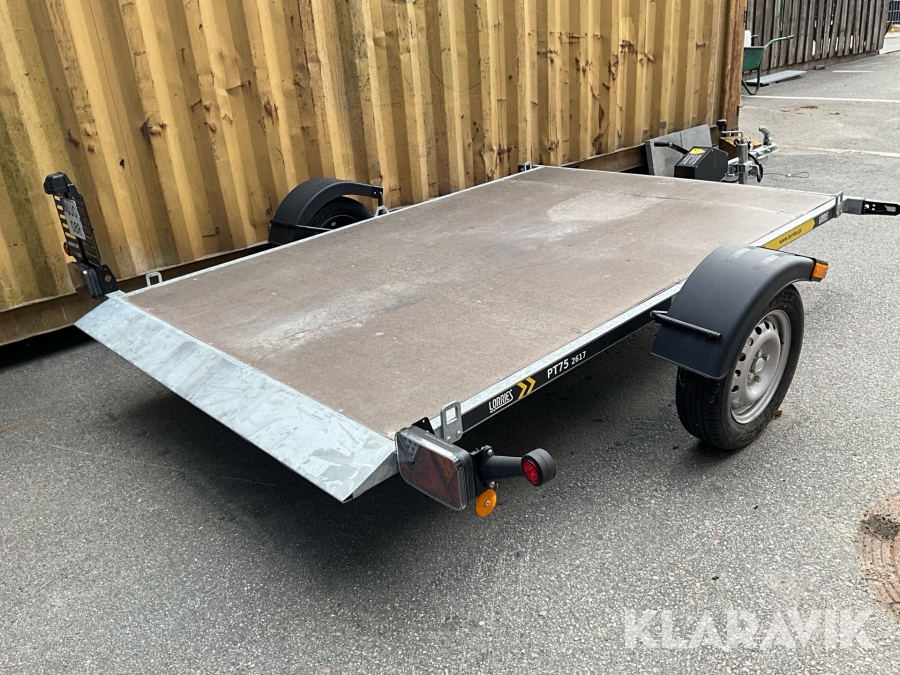 Maskinsläp Lorries PT75-2617 med tipp