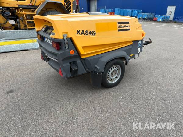 Kompressorsläp Diesel Atlas copco XAS97DD-80KM