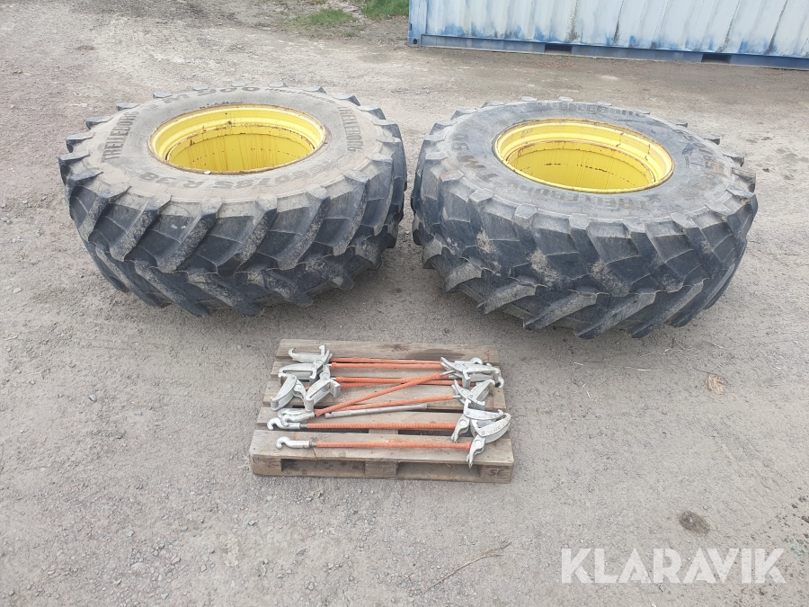 Dubbelmontage Stocks Trelleborg 650/85R38 TM 900 High Power