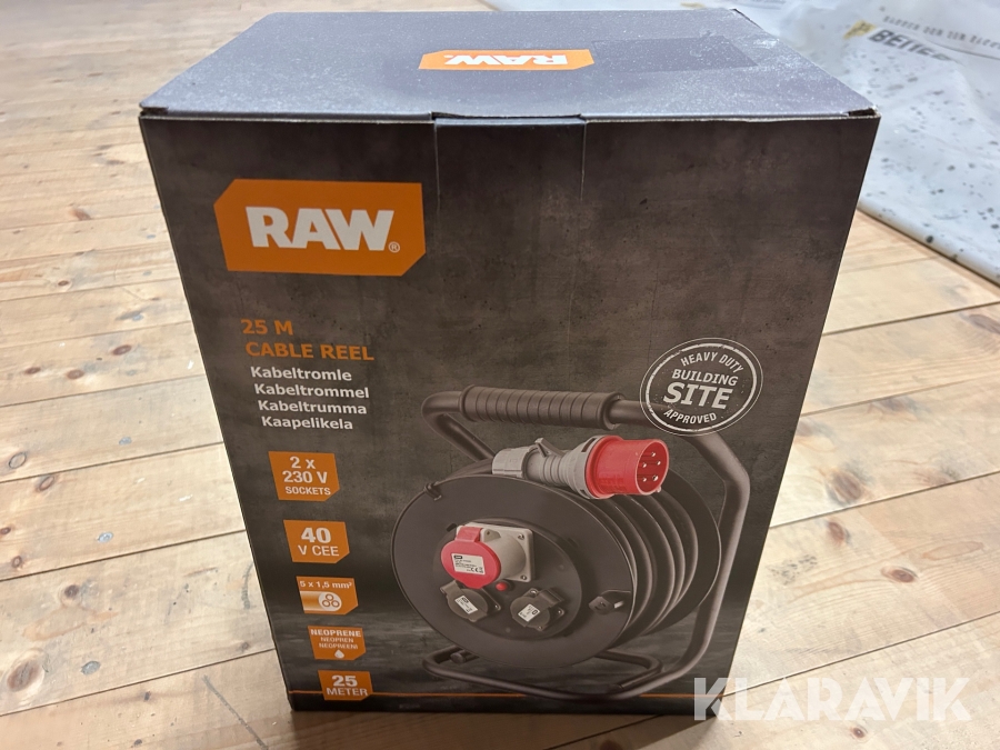 Kabeltrumma Raw 25 M