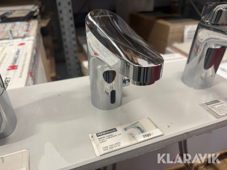 Tvättställsblandare FM Mattsson 9000E tronic 1st