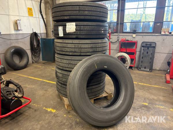 Lastbilsdäck Bridgestone Ecopia H-steer 7 st