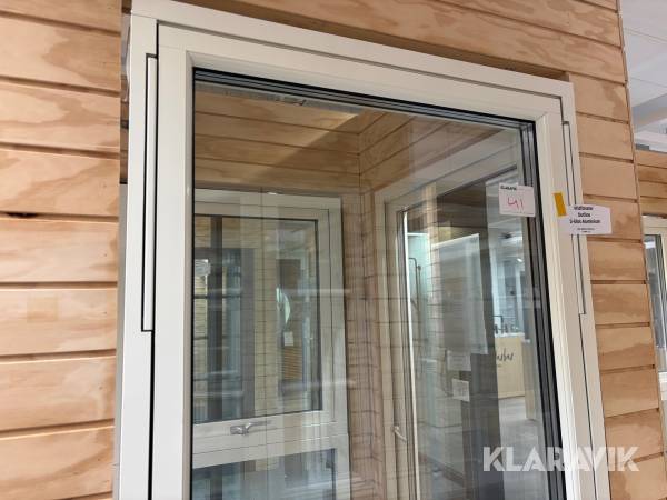 Vridfönster Outline 3-glas aluminium