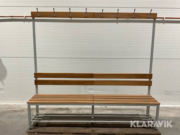 Bänk till omklädningsrum