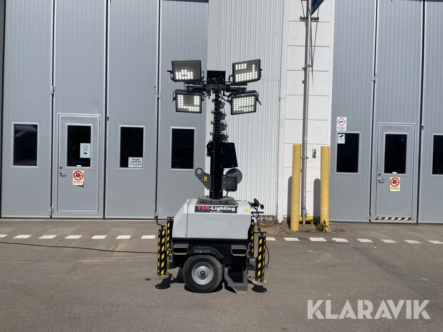 Belysningsmast roterbar led TSR-Lightning Luxtower