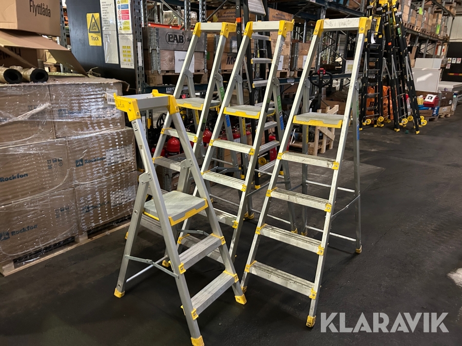 Trappstegar Wibe & Ironside 3 & 5-stegs 4 st