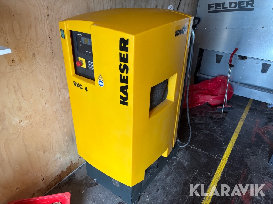 Kompressor Kaeser SXC 4 med inbyggd lufttork