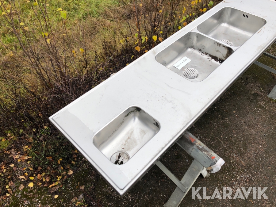 Klaravik Auktioner | Diskbänk rostfri