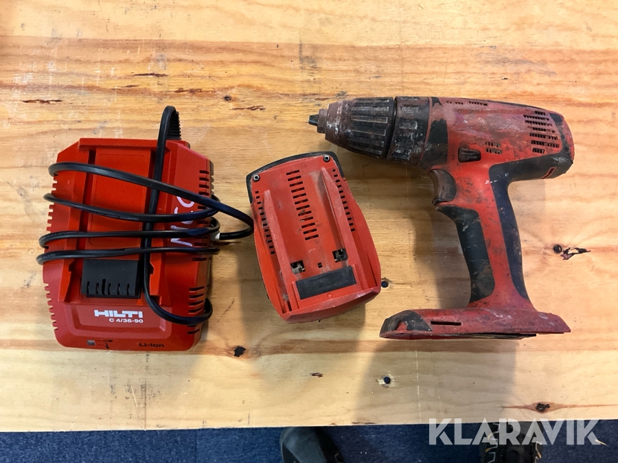 Skruvdragare Hilti SFC 22-A inklusive batteri och laddare