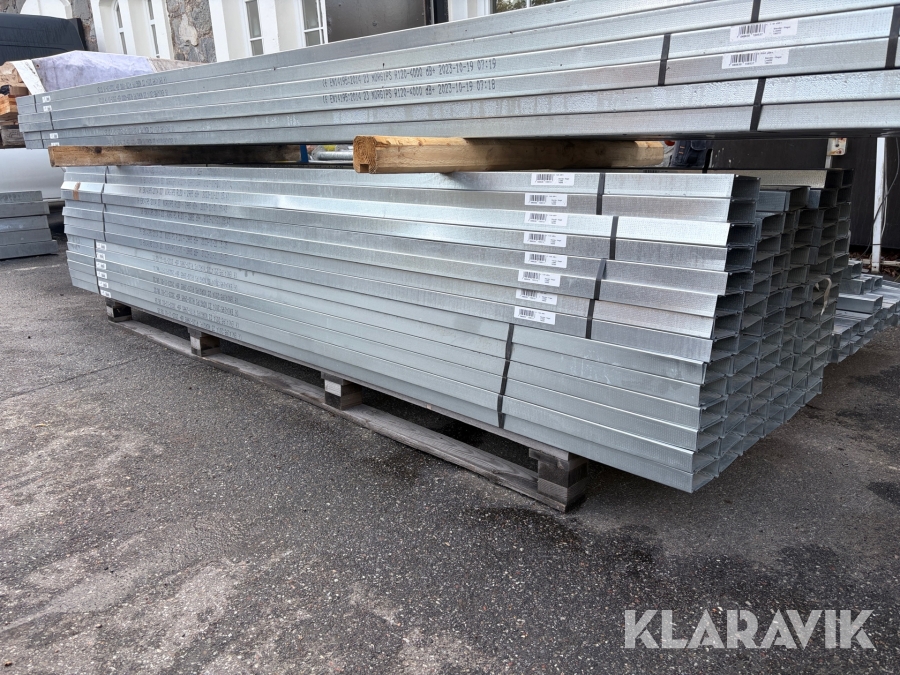 Plåtreglar 2985x45x120 166st