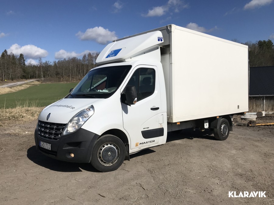 Lätt lastbil Renault Master med bakgavellyft 