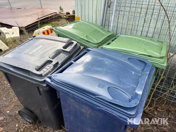 Sopkärl PWS/Perstorp/Sulo 370l 4st