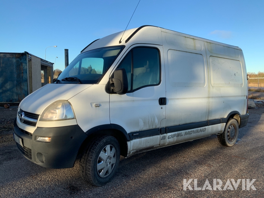 Transportbil Opel Movano 2,5 CDTI 3500