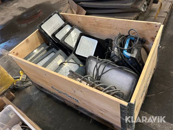 Byggbelysning Ahlsell / Philips 12 st LED