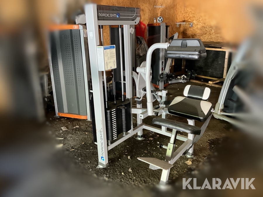 Träningsmaskin Nordic Gym Sittande ländrygg