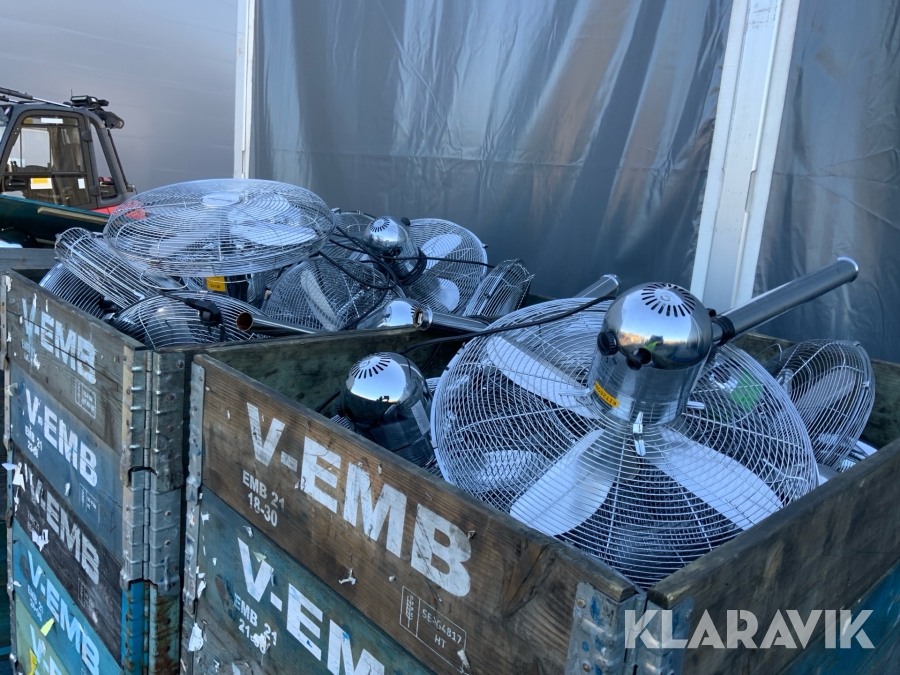 Golvfläktar 5st pall