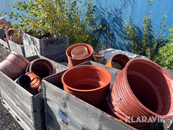 Parti med diverse markrörkopplingar