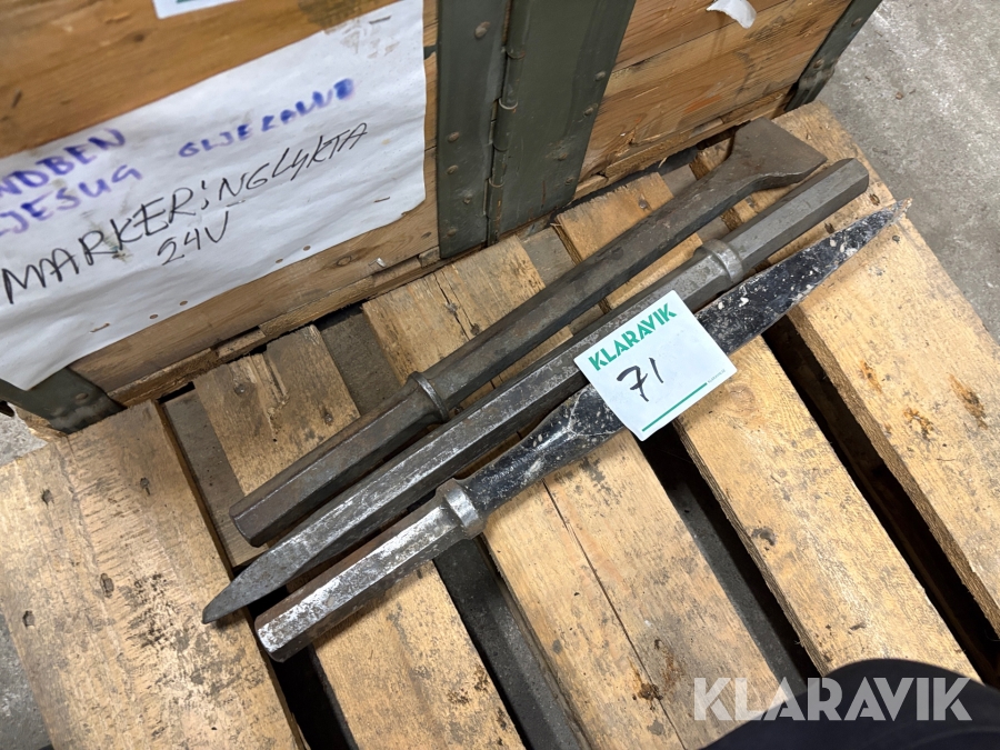 Spett till hydraulhammare 3st