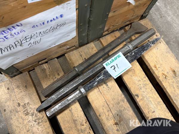 Spett till hydraulhammare 3st