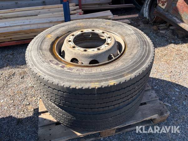 Däck med fälg Kumho 315/80R22.5