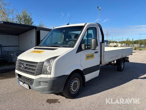 Flakbil Volkswagen Crafter Chassi 35 Långa flaket / Drag