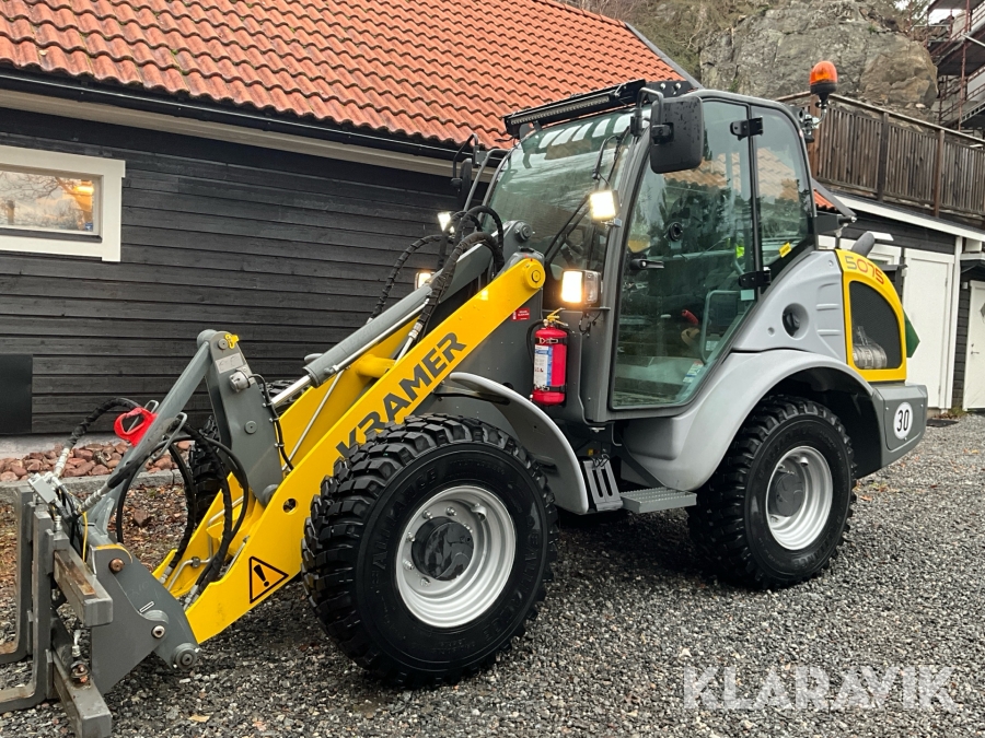 Hjullastare Kramer 5075 med redskap