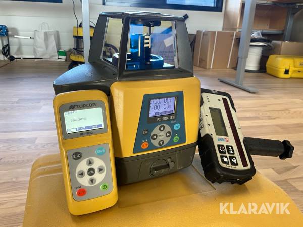 Tvåfallslaser Topcon RL 200 2 S kalibrerad