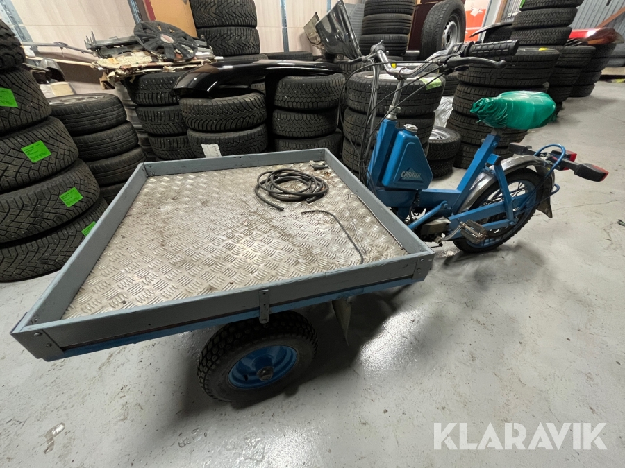 Flakmoped Norsjö Mek Carrier Sachs