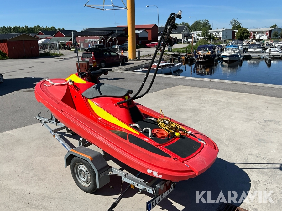RescueRunner/sjöräddningsbåt/Vattenskoter Yamaha Waverunner FX1100A-G med 80km/trailer
