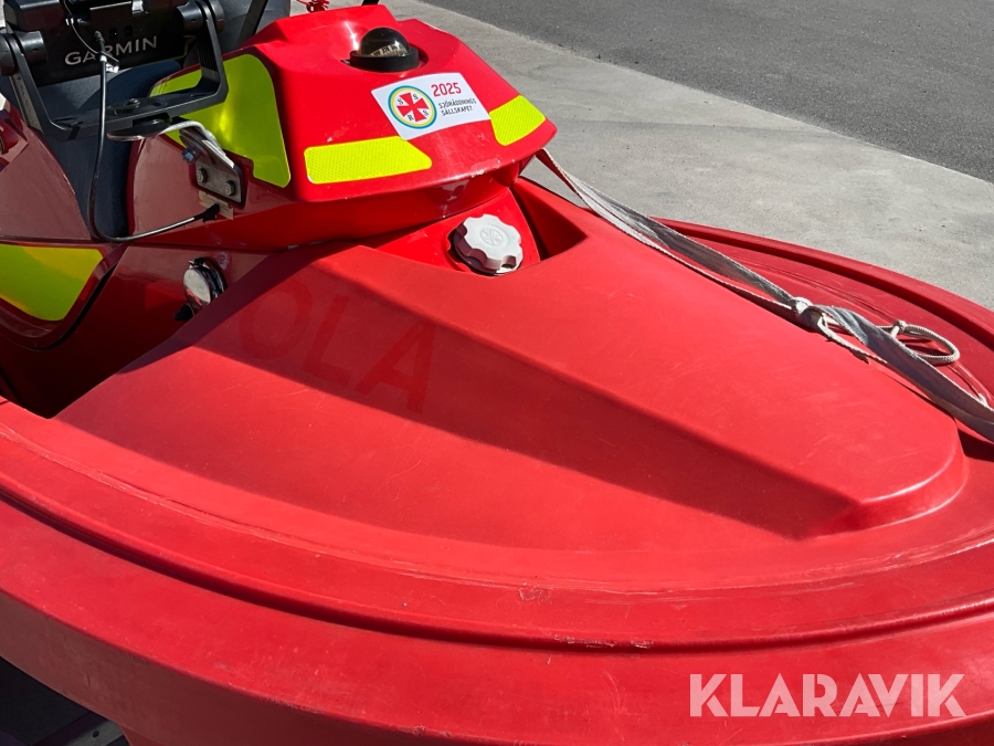 RescueRunner/sjöräddningsbåt/Vattenskoter Yamaha Waverunner FX1100A-G med 80km/trailer