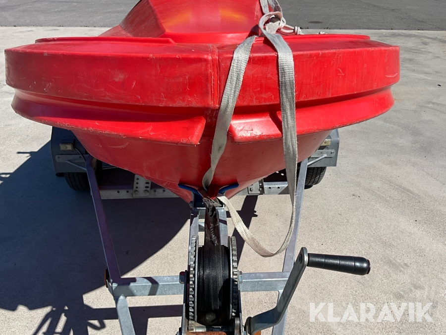 RescueRunner/sjöräddningsbåt/Vattenskoter Yamaha Waverunner FX1100A-G med 80km/trailer