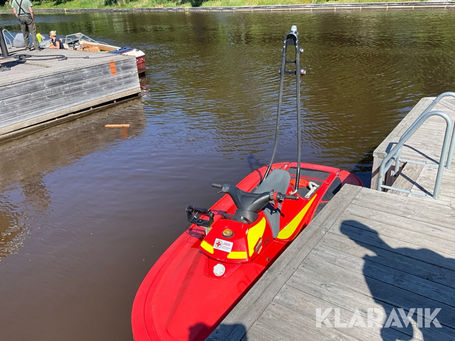 RescueRunner/sjöräddningsbåt/Vattenskoter Yamaha Waverunner FX1100A-G med 80km/trailer