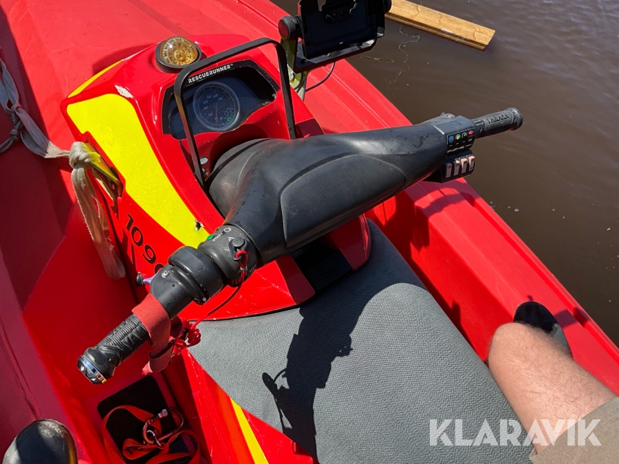 RescueRunner/sjöräddningsbåt/Vattenskoter Yamaha Waverunner FX1100A-G med 80km/trailer