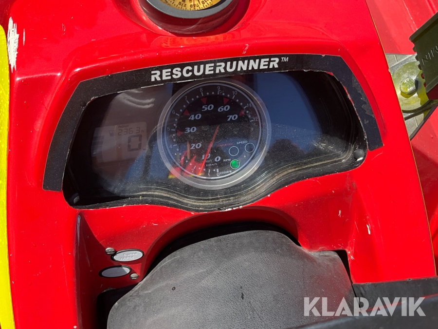 RescueRunner/sjöräddningsbåt/Vattenskoter Yamaha Waverunner FX1100A-G med 80km/trailer