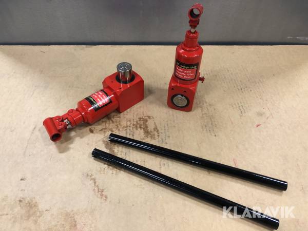 Hydraulisk cylinder med inbyggd pump 10 ton