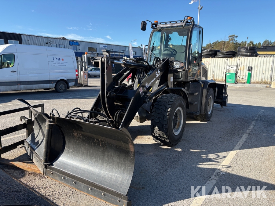 Hjullastare Manitech 5.5 med redskap