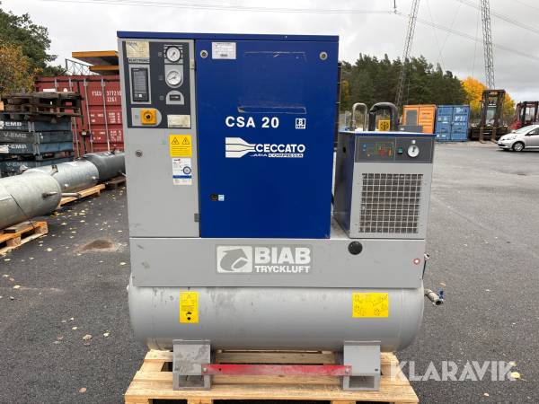 Skruvkompressor Biab CSAD 20-8/500
