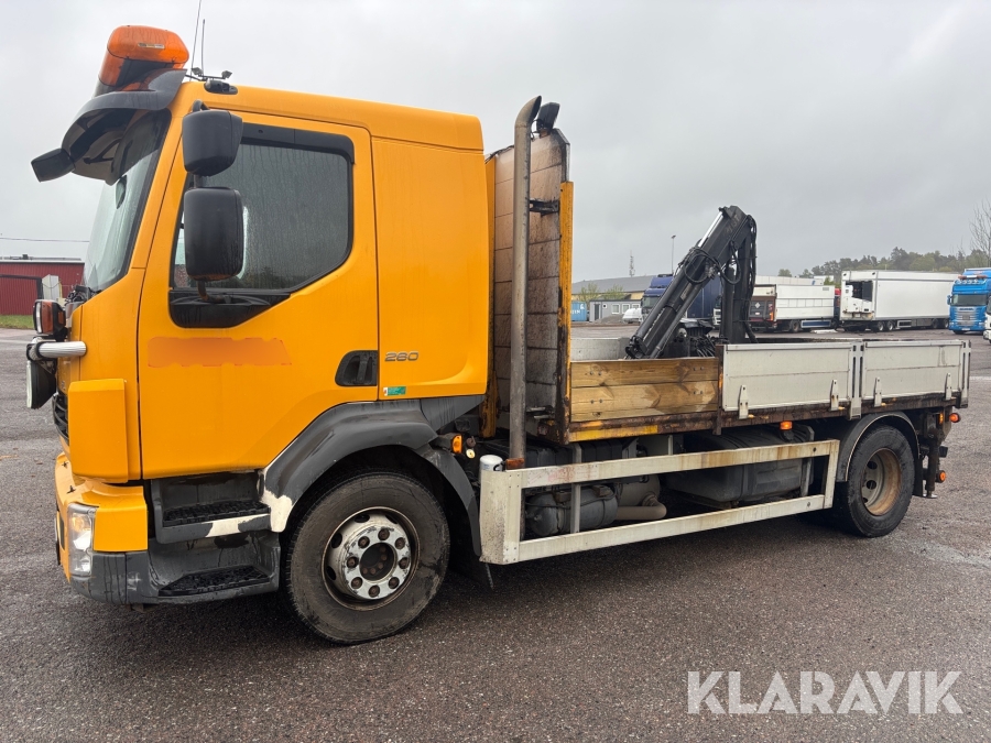 Lastbil Volvo FL 260 4x2 med kran