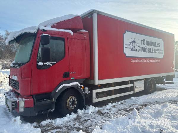 Lastbil Volvo FL 4X2 med bakgavellyft