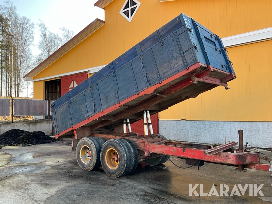 Spannmålsvagn med flervägstipp