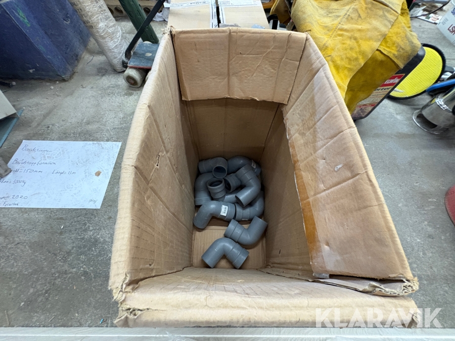 Avloppsrör/Böj Wavin 50X88,5* 10st
